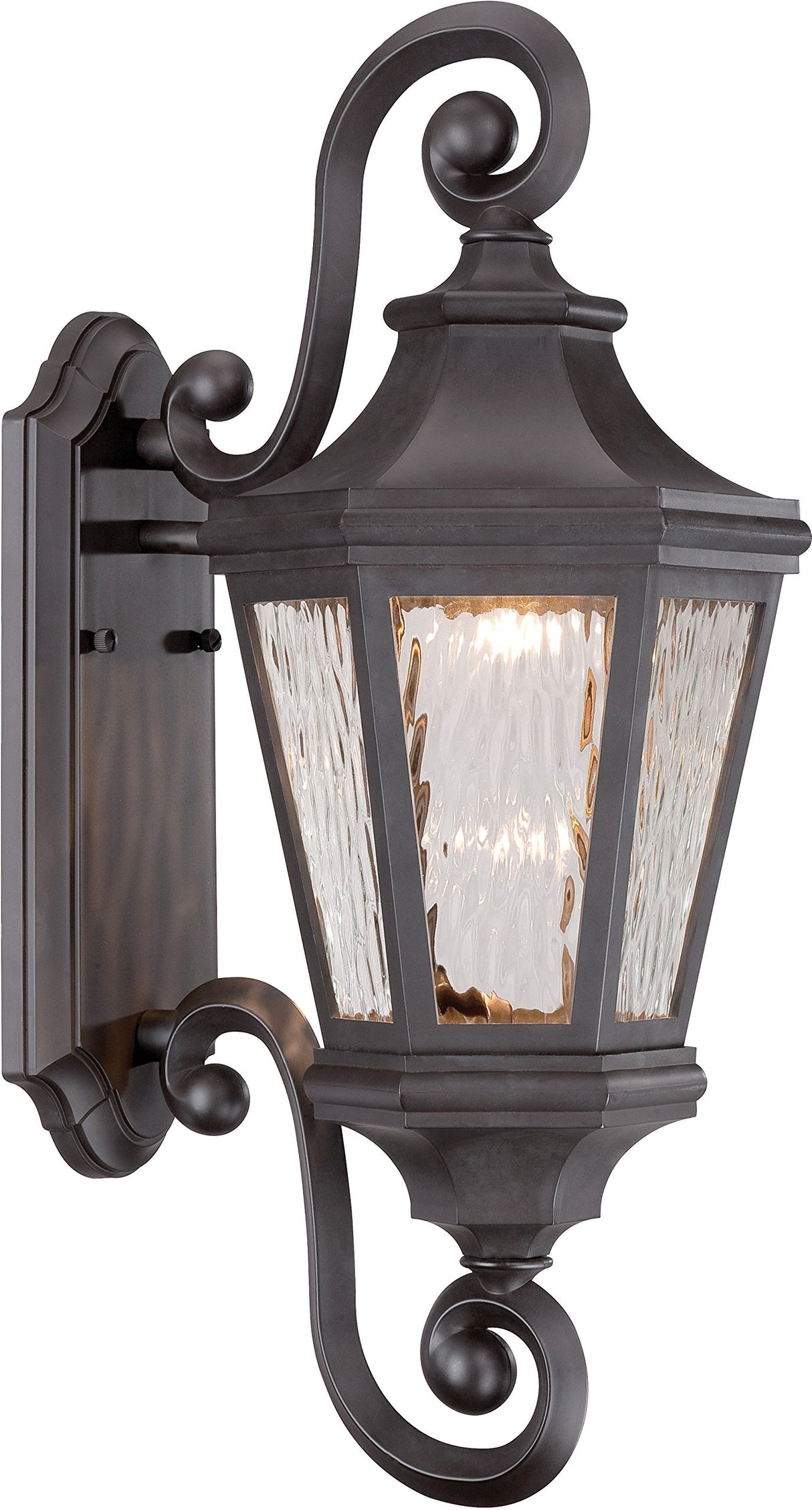 Outdoor Wall Light 71822-143-L Hanford Pointe Exterior LED Wall Lantern, Oil Rubbed Bronze
