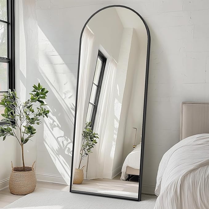 Arched Full Length Mirror Full Body Floor Mirror