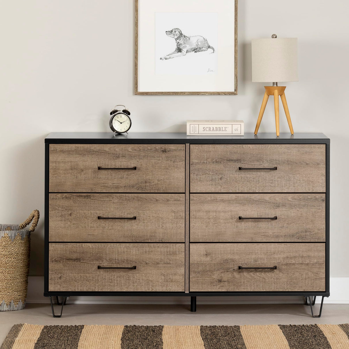 Arlen 6-Drawer Double Dresser