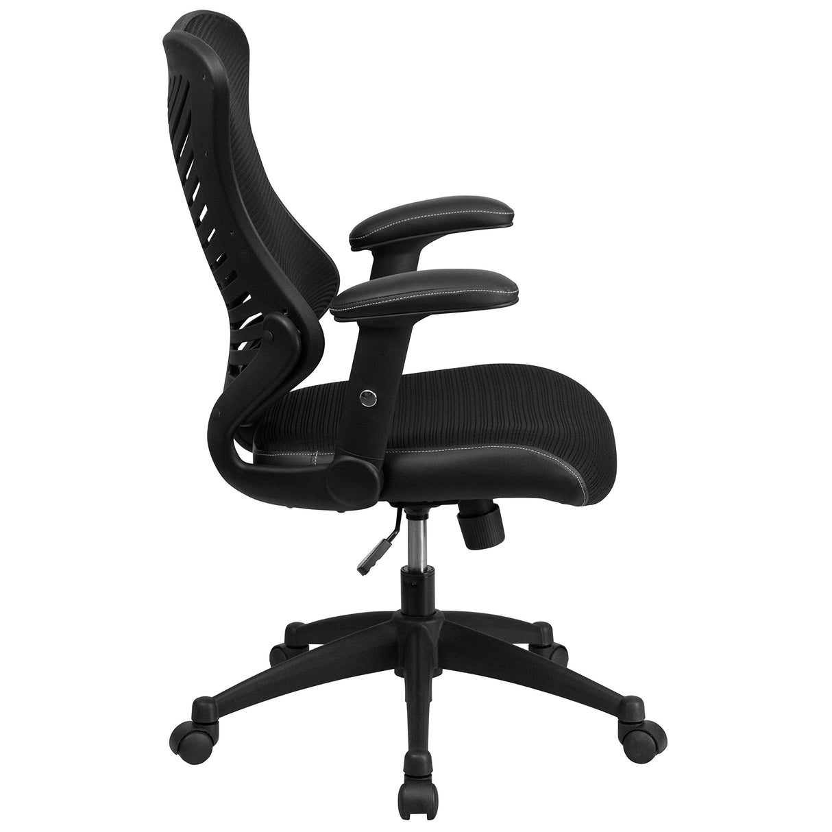 Kale High Back Designer Black Mesh Executive Swivel Ergonomic Office Chair with Adjustable