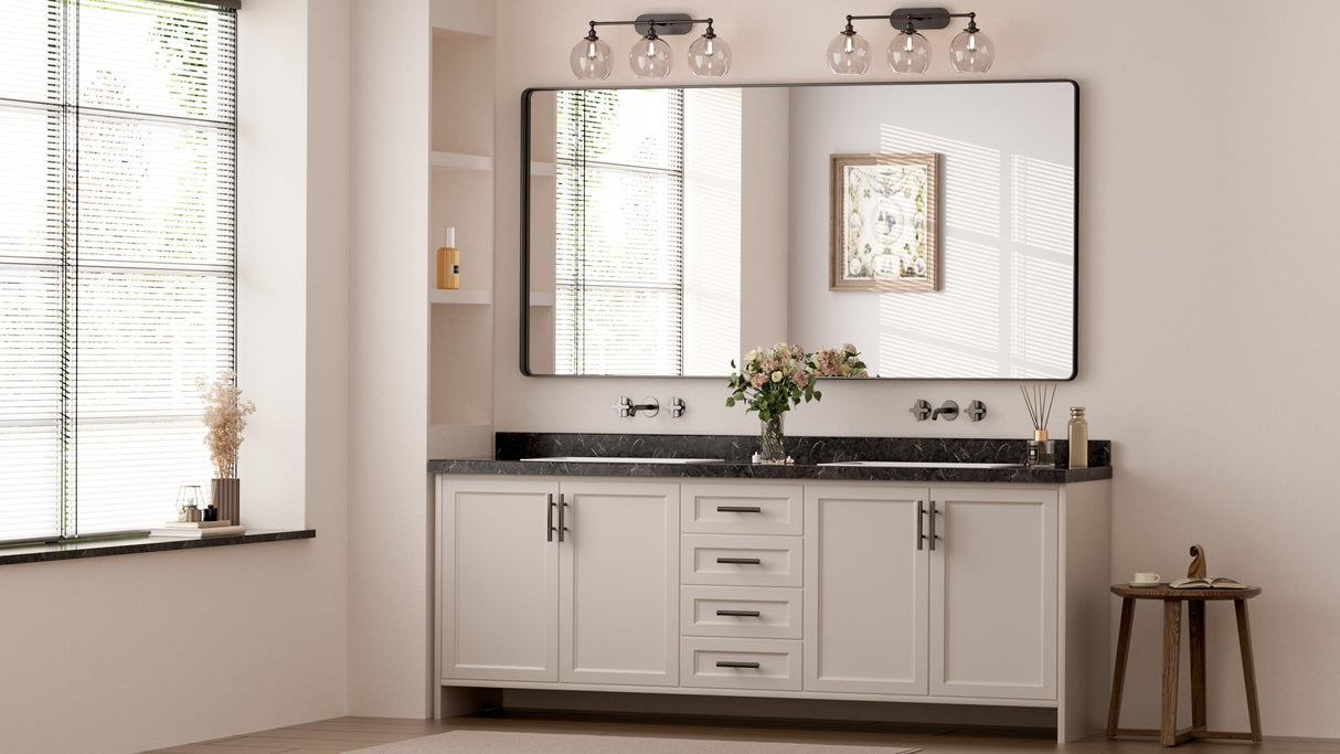 Bathroom Mirrors for Over Sink, Large Rounded Rectangle Bathroom