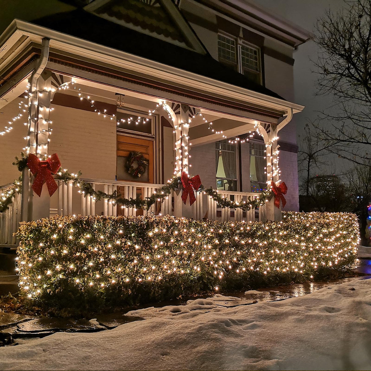 Net Lights Outdoor, 270 LED Gazebo Net Lights, 10×10 FT Connectable Fairy Lights