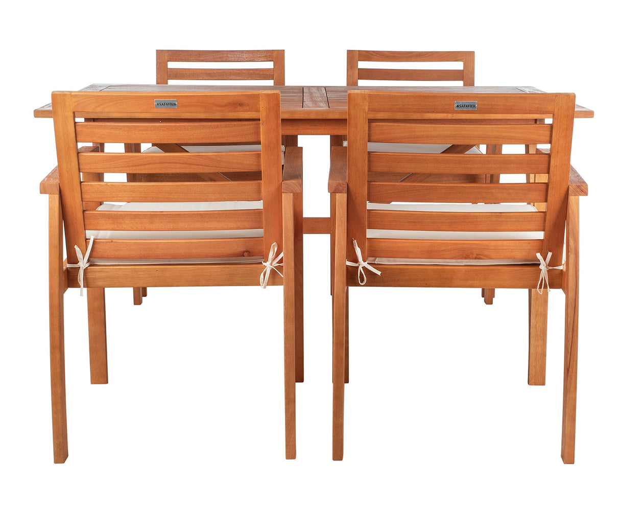 Outdoor Collection Venly Natural and Beige Dining Set
