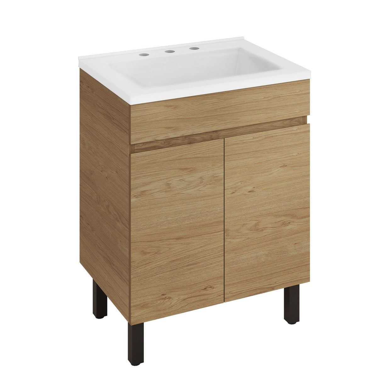 24 Inch Bathroom Vanity with Sink, Bathroom Cabinet Vanity for Small Space