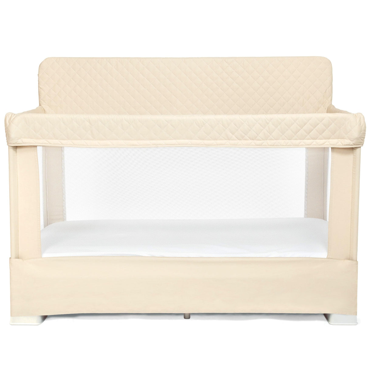 Lunaire Full Size Crib & Playard | Breathable Mesh Baby Crib | Tool-Free Assembly Baby Bed