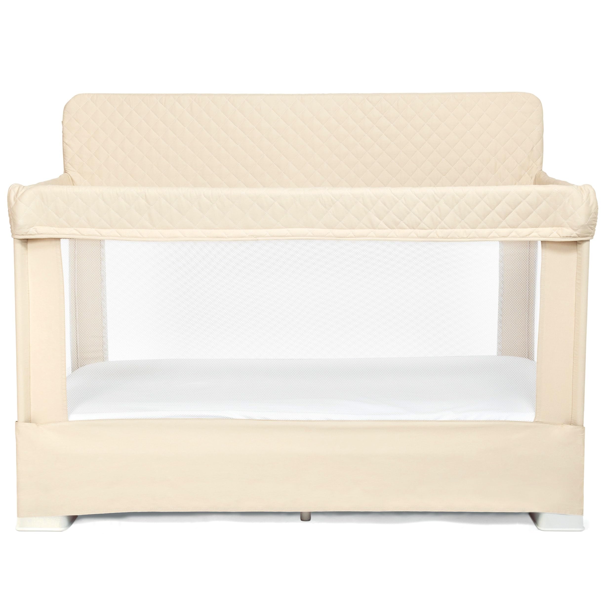 Lunaire Full Size Crib & Playard | Breathable Mesh Baby Crib | Tool-Free Assembly Baby Bed