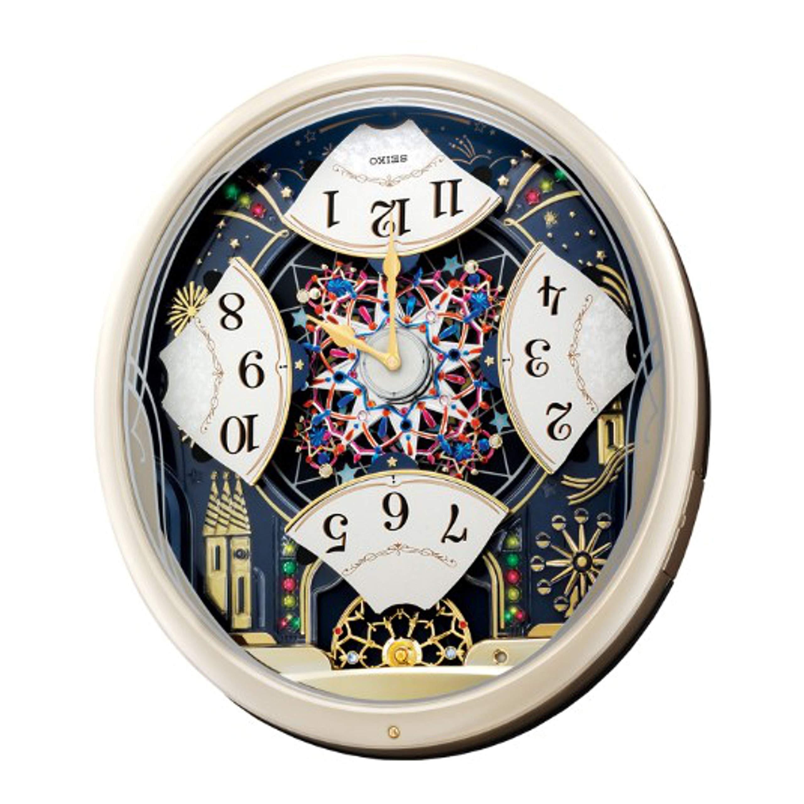 Melodies in Motion Wall Clock, Starry Night