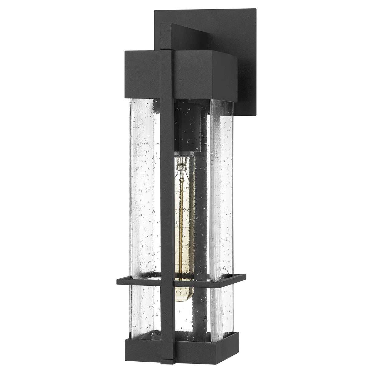 Wynn 1-Light Earth Black Outdoor Wall Lantern