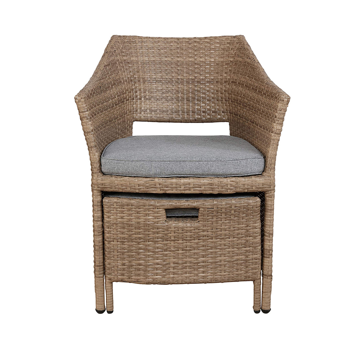 All-Weather Patio Conversation Set with Set of 2 Durable Chairs