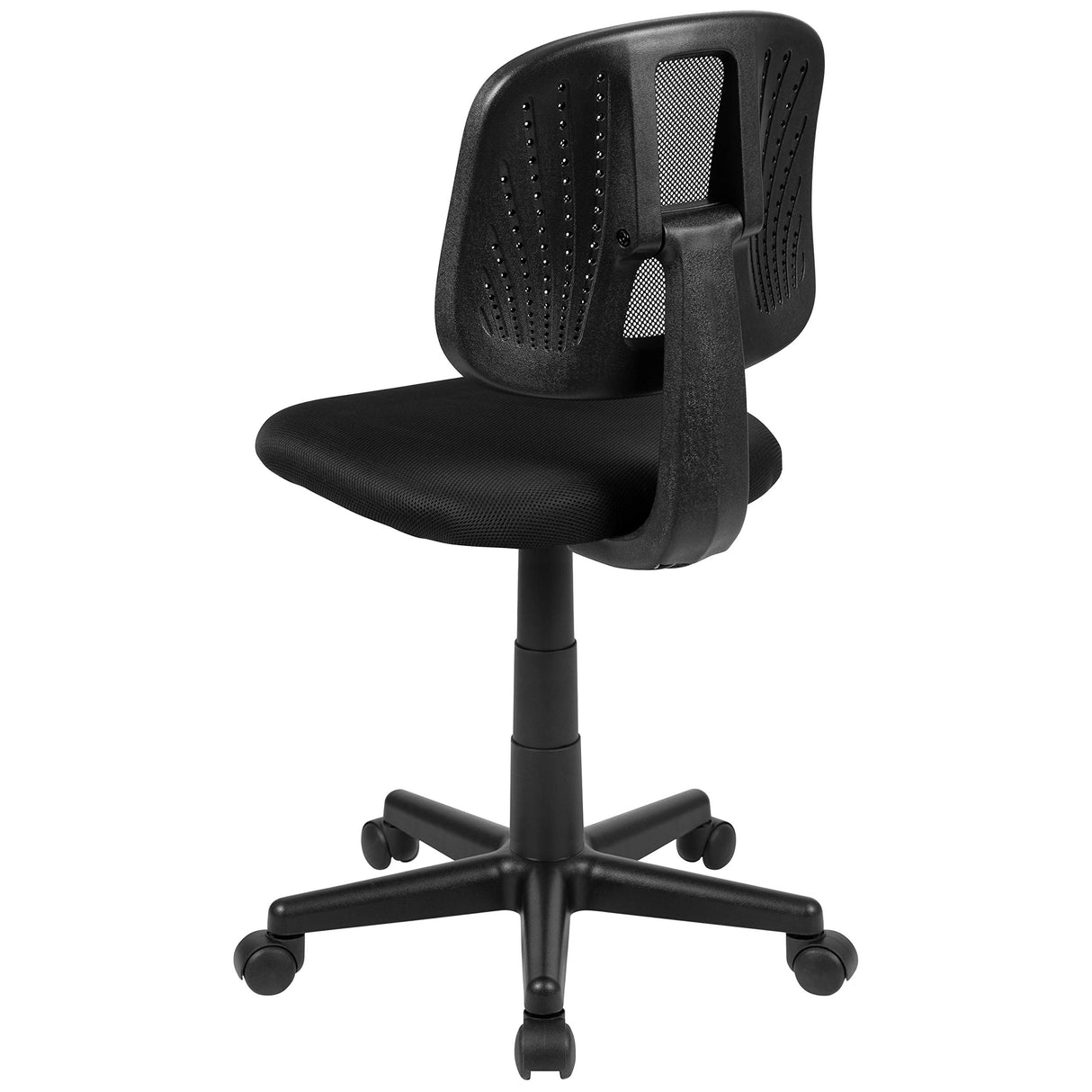 Flash Fundamentals Mid-Back Swivel Task Office Chair with Pivot Back, Height-Adjustable