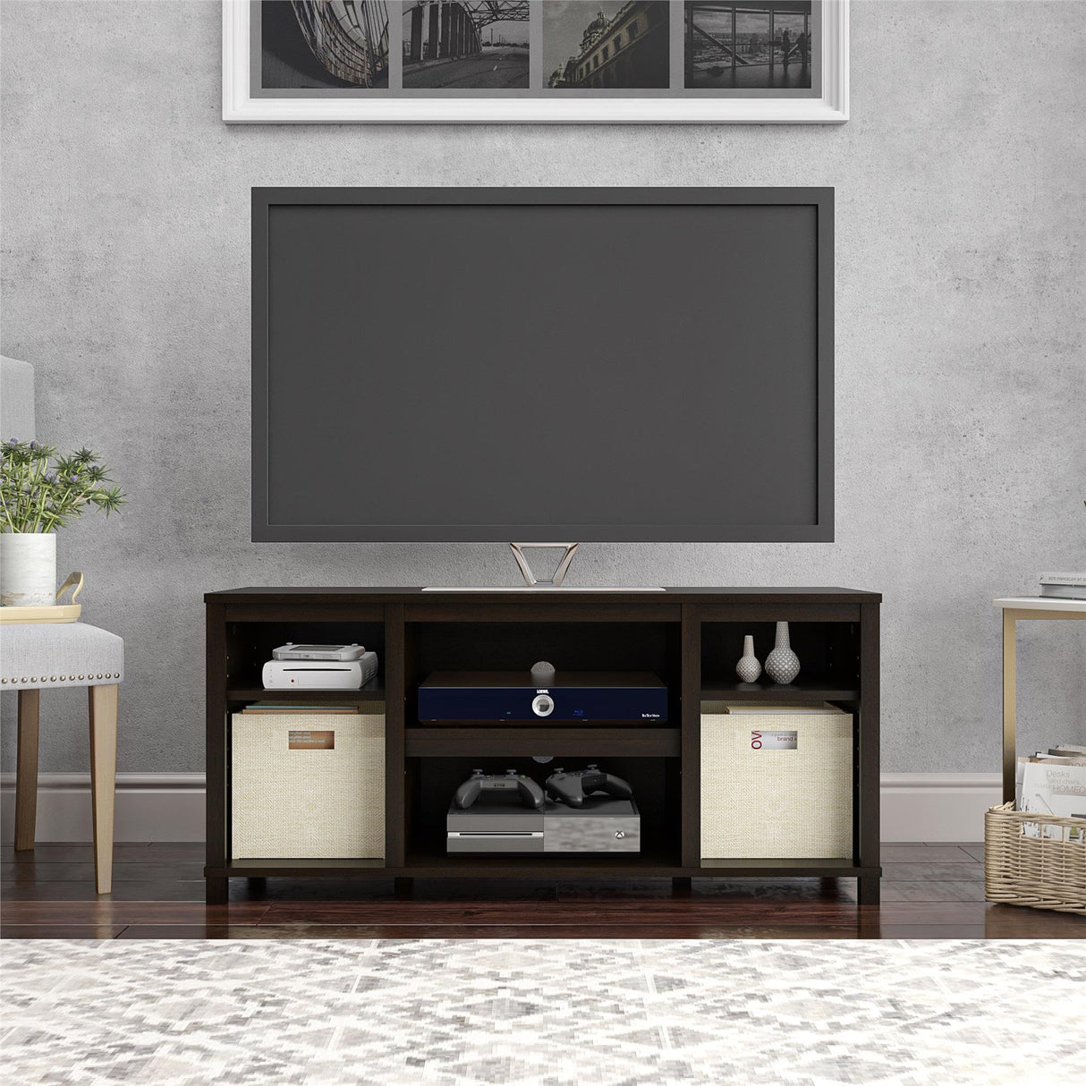 Parsons TV Stand for TVs up to 50", Espresso