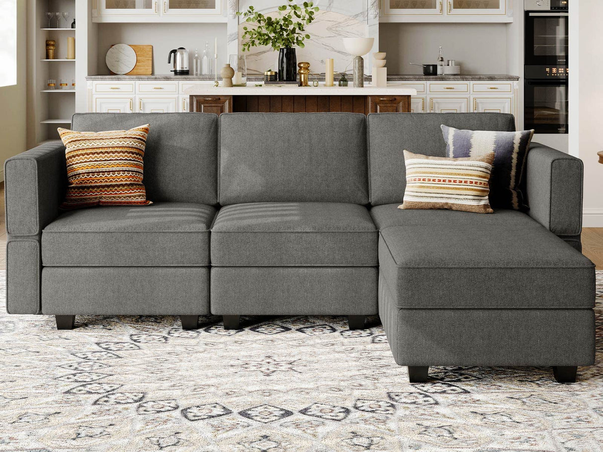 Sectional Sofa Modular L Shaped Couch 3 Seater Sectional Couch