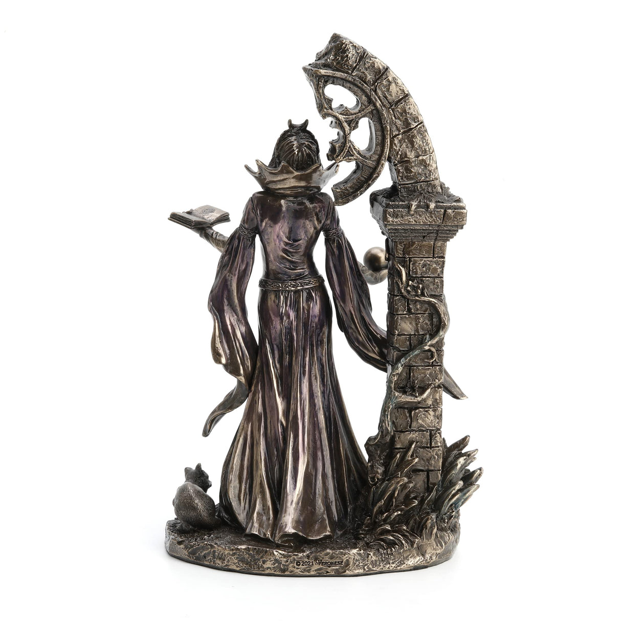 Aradia The Wiccan Queen of Witches Cold Cast Resin Antique Bronze Finish Statue