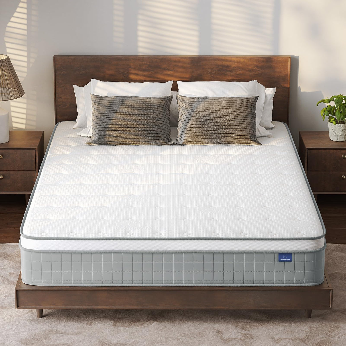 Queen Mattresses, 10 Inch Innerspring Hybrid Queen Size Mattress
