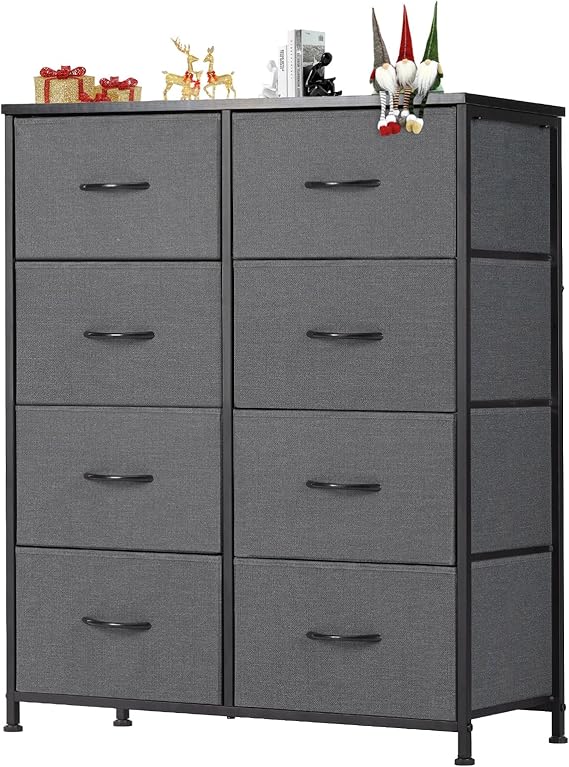Dresser for Bedroom with 8 Drawers, Clothes Drawer