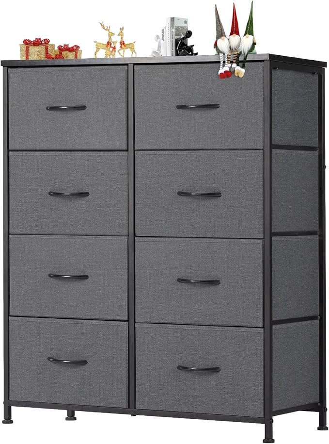 Dressers, Large Dresser Organizer for Bedroom, Wooden Long Dressers & Storage Chests
