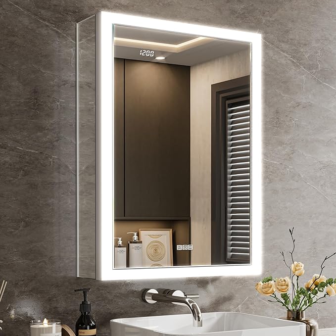 LED Medicine Cabinet with Mirror