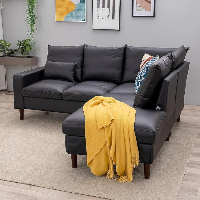 Convertible Sectional Sofa Couch, L-Shaped Corner Couch