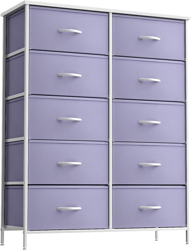 Kids Dresser with 12 Drawers - Chest Organizer Unit