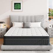 King Size Mattress, 12 Inch King Mattress in a Box, Memory Foam Hybrid Matress with Individual Pocket Spring