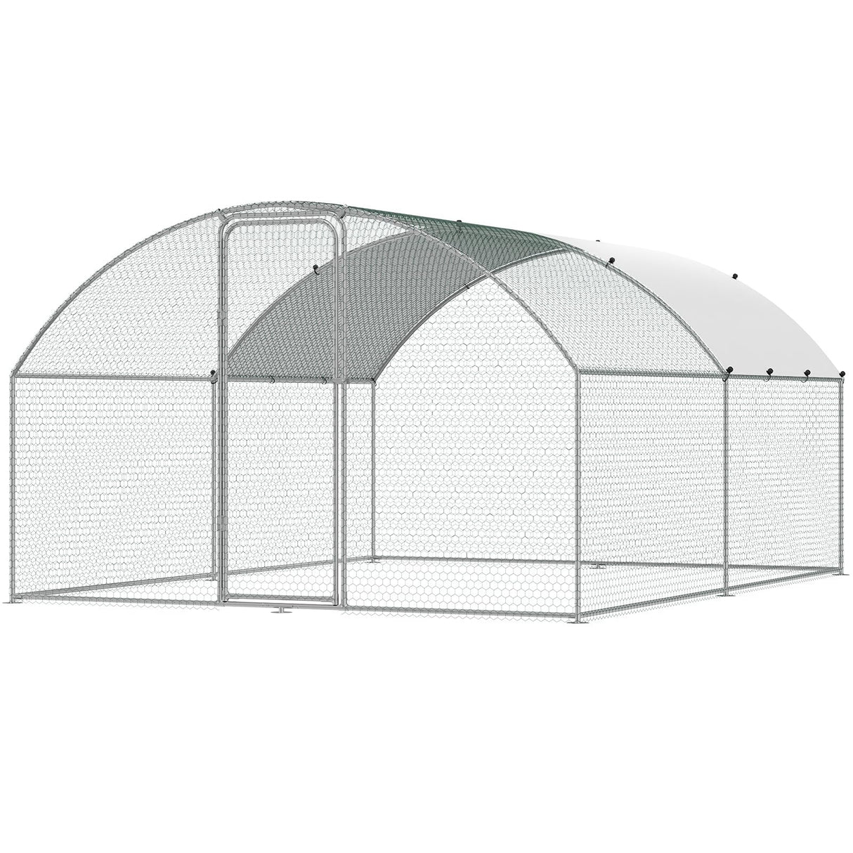 UtopiaCoop Metal Chicken Coop – Split Door, Waterproof Roof & Predator-Proof Design