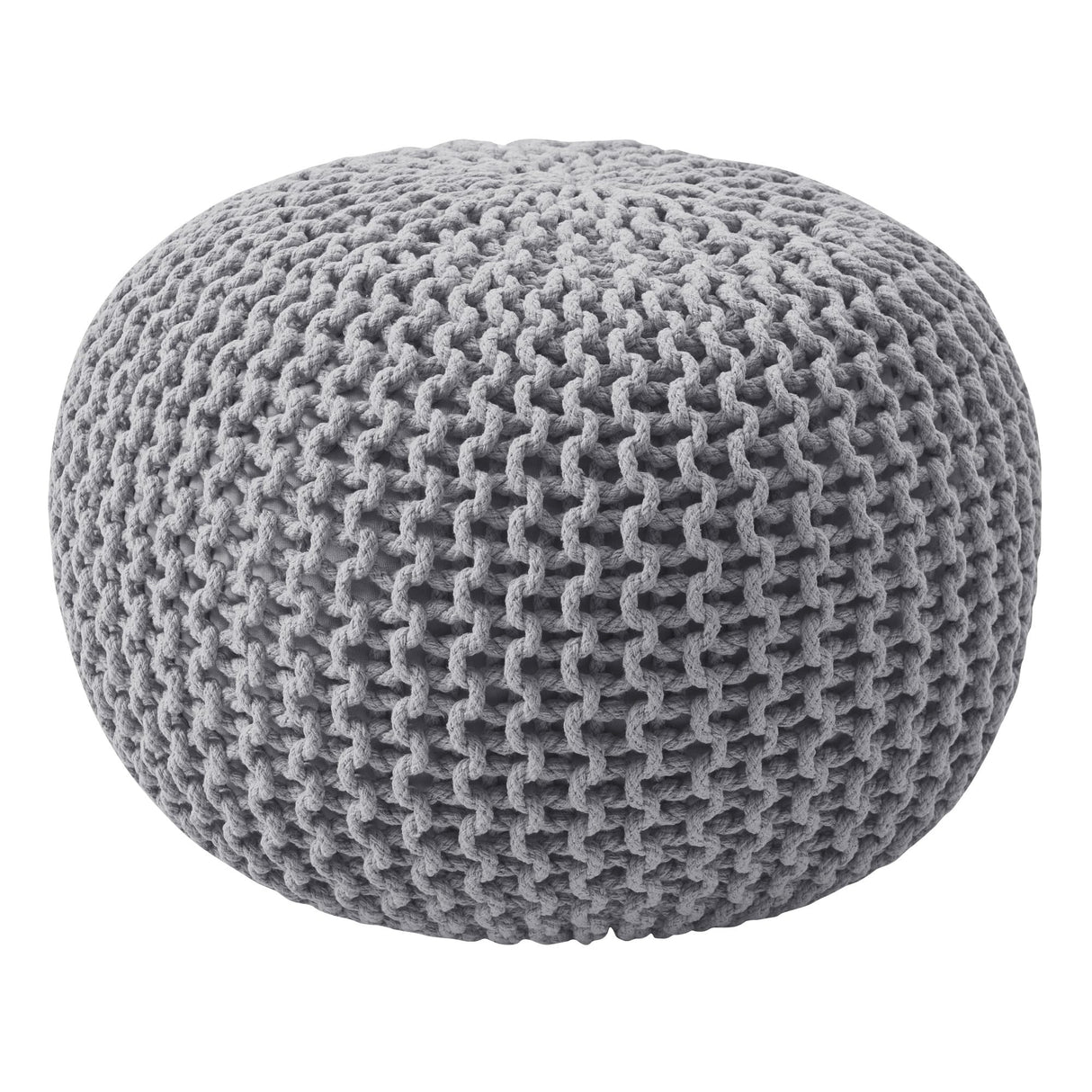 Rest Stuffed – 20” Diameter x 14” Tall Cozy Floor Pouf for Living Room, Bedroom, Nursery