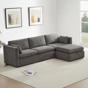 Oversized Modular Sectional Fabric Sofa set, FSC Certified Extra Large