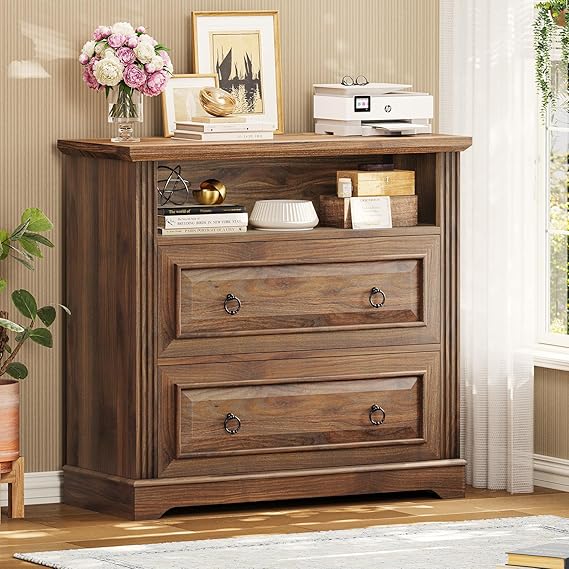 2 Drawer File Cabinet, Farmhouse Filing Cabinet