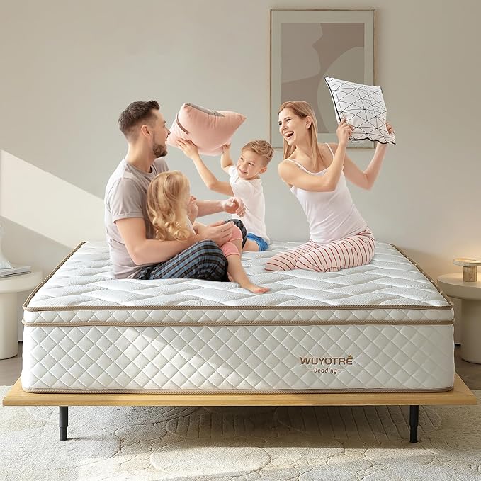 10 Inch Queen Size Mattress, Memory Foam Hybrid Mattress in a Box with Oeko-TEX