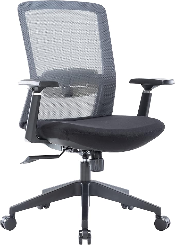 Ergonomic Office Chair Mid-Back Mesh Conference Chair Swivel Computer Chair