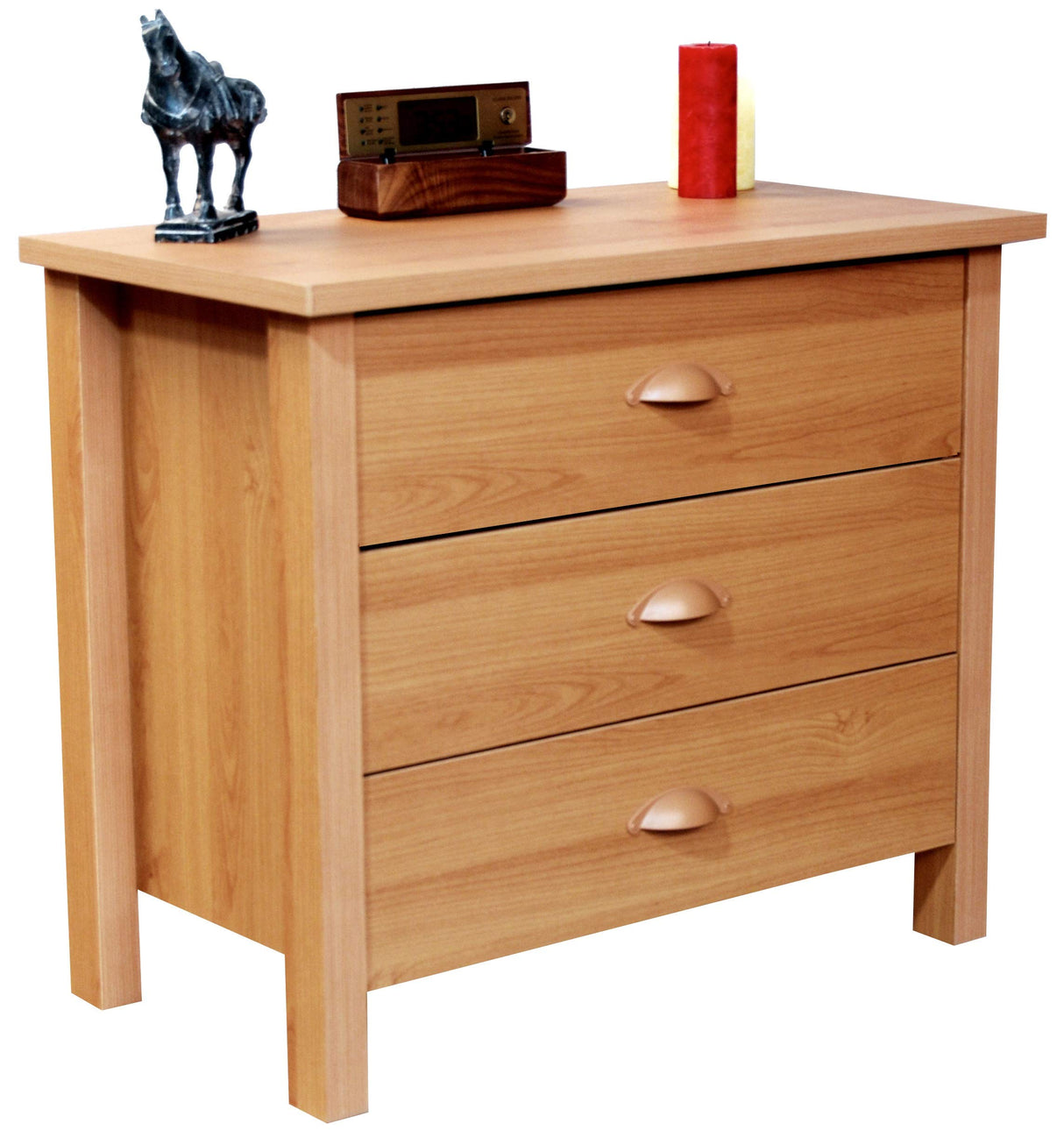 3 Drawer Nouvelle Chest - Oak