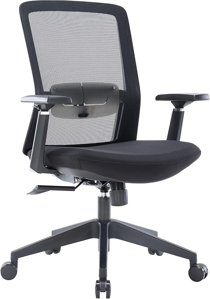 Ergonomic Office Chair Mid-Back Mesh Conference Chair Swivel Computer Chair