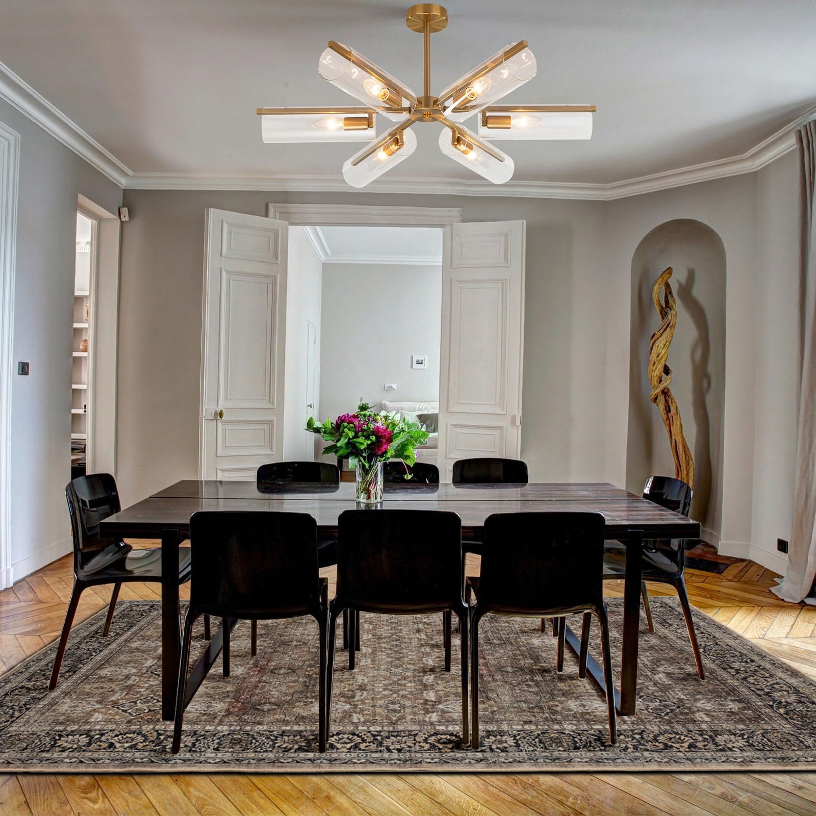 8x10 Area Rugs-Washable Non-Slip Area Rugs for Living Room, Dining Room, Bedroom