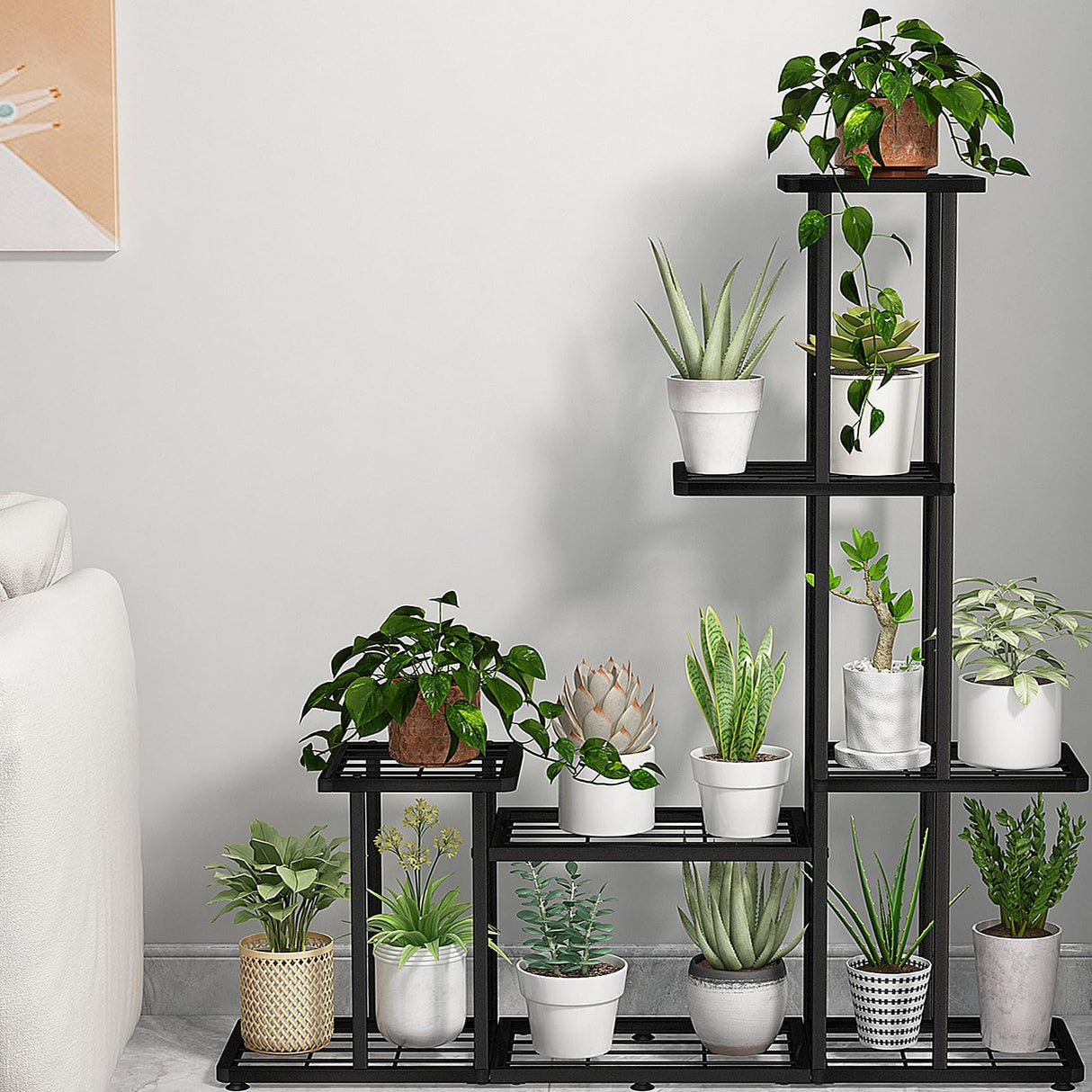 Metal Plant Stand 5 Tiers Plant Holder