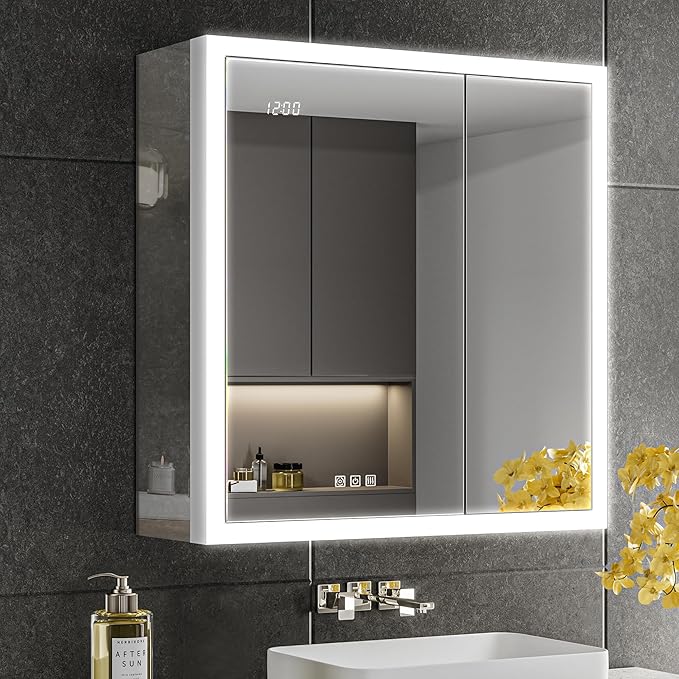 LED Medicine Cabinet with Mirror