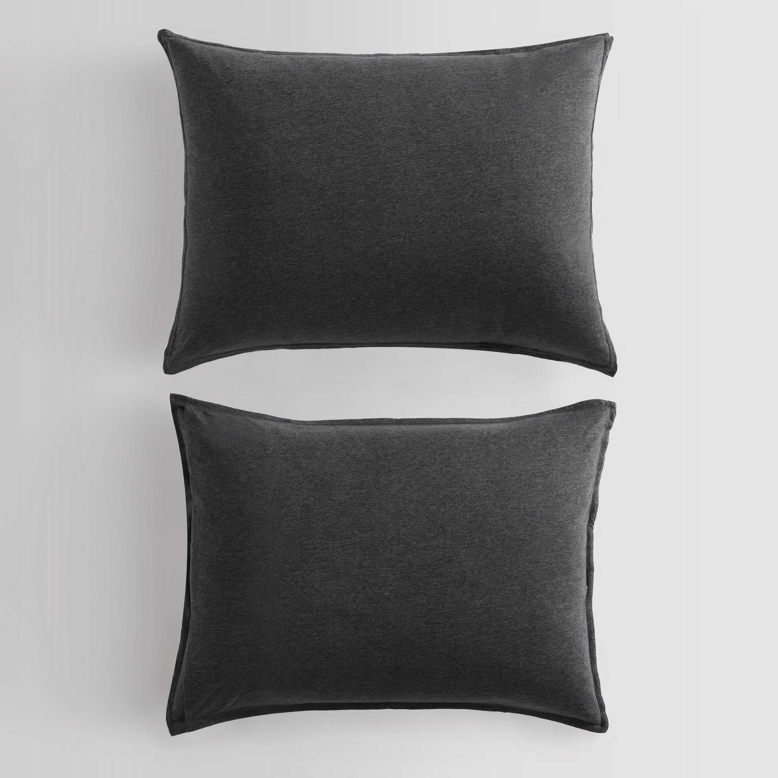 Comforter Set, Luxuriously Soft Home Decor, Modern Cotton Melange Jersey Bedding (Gunmetal Grey Heather, King)