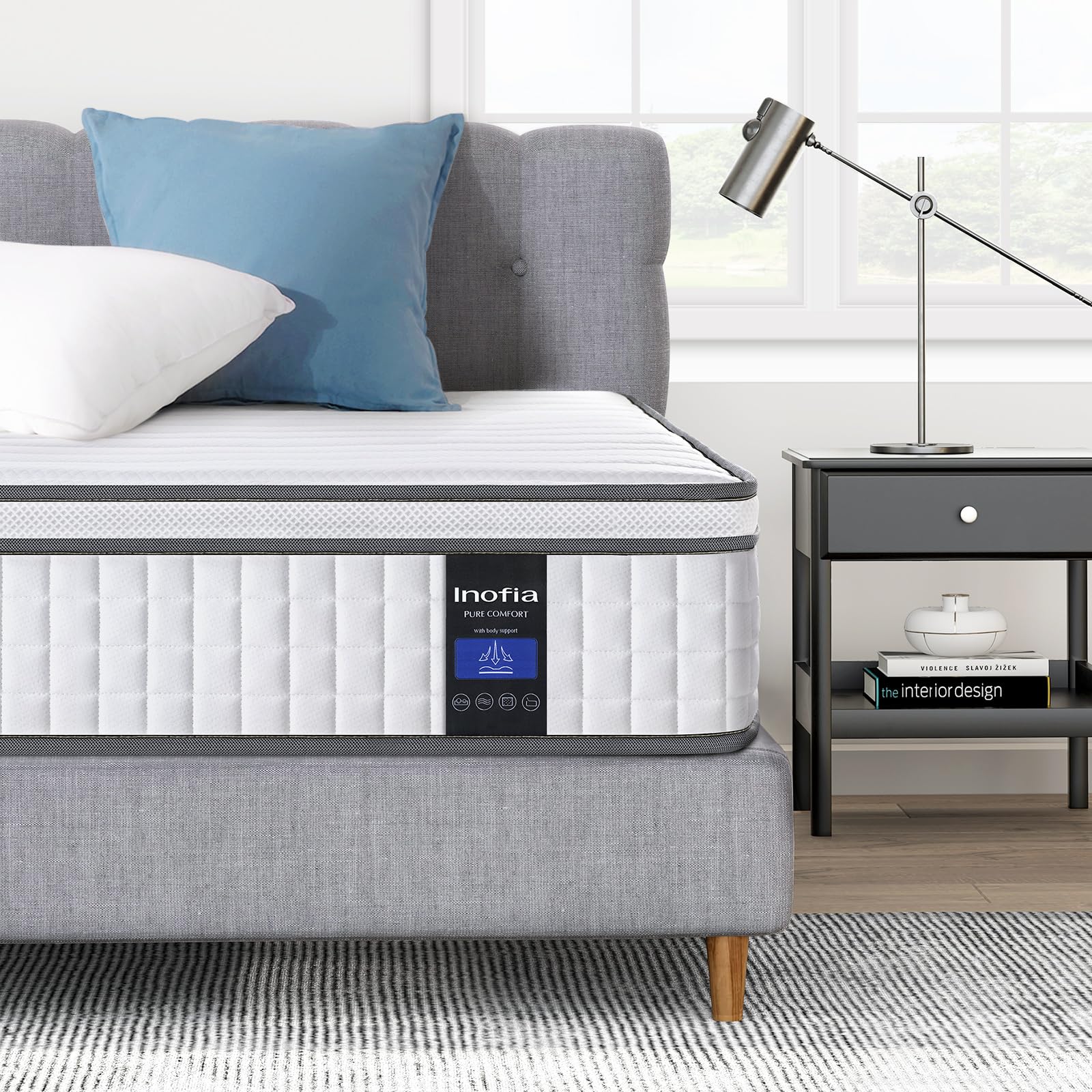 Queen Mattress, 10 Inch Queen Size Mattress, Layers of Cool Memory Foam