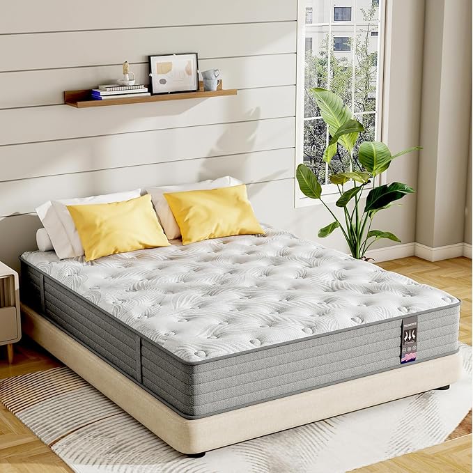 Twin XL Mattress,12 Inch Superior Hybrid XL Twin Mattress in a Box
