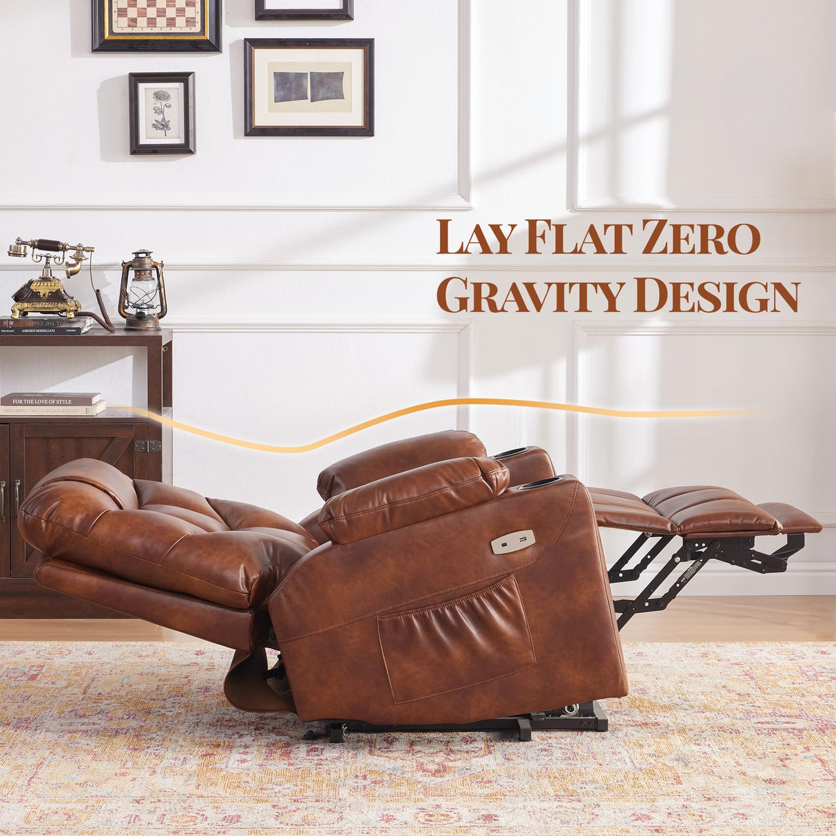 MotionEase Dual Motor Lift Recliner – with Heat, Massage & Wheels for Seniors