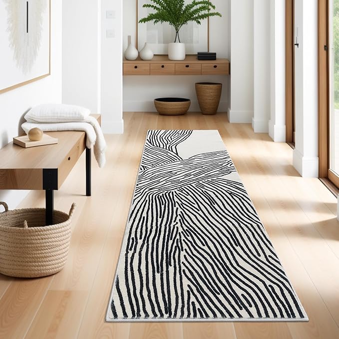 6×9 Ft Area Rugs Non-Shedding Washable Rug, Bedroom Living Room Dining Room