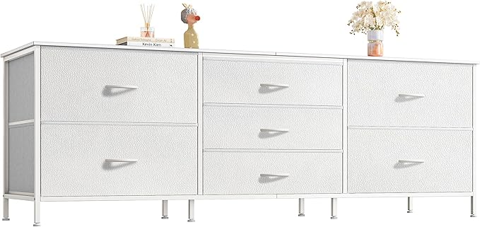 Dresser for Bedroom, 55 Inch Dresser TV Stand