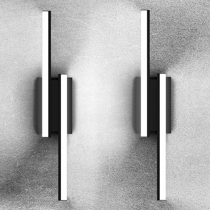 Modern LED Bathroom Light Fixtures, 16-24 Inch Retractable, 25W 2200LM Dimmable