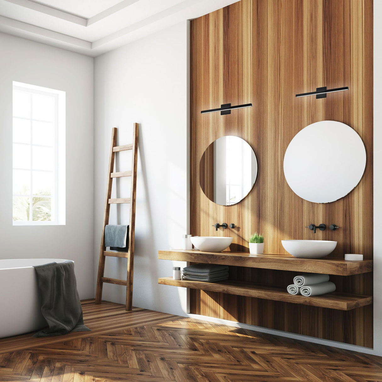 ARL-4936LEDW-PC Arandel Vanity, 1-Light 36 Watts, Polished Chrome