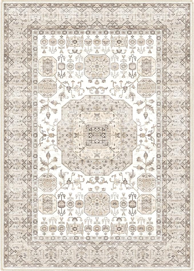 Area Rug 9x12, Area Rugs 9x12 Living Room, Large Area Rug, Cream Area Rugs 9x12