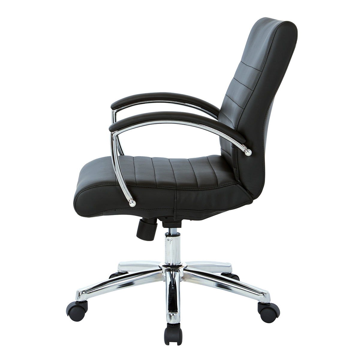 FL Series Executive Faux Leather Adjustable Office Chair with Built-in Lumbar Support
