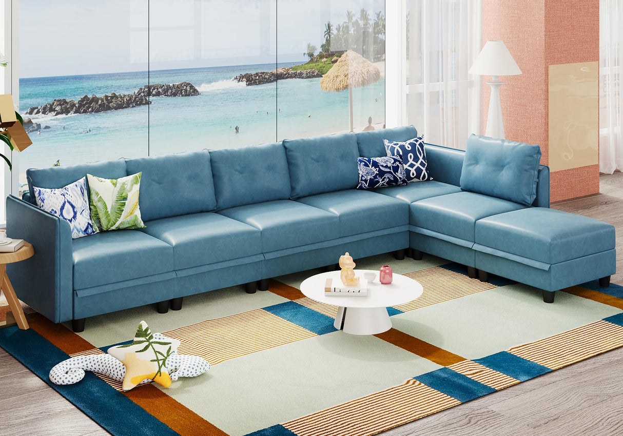 Modular Sectional Sofa, Convertible U Shaped Sectional