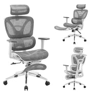 Ergonomic Office Chair with Footrest, Reclining High Back Mesh Office Chair