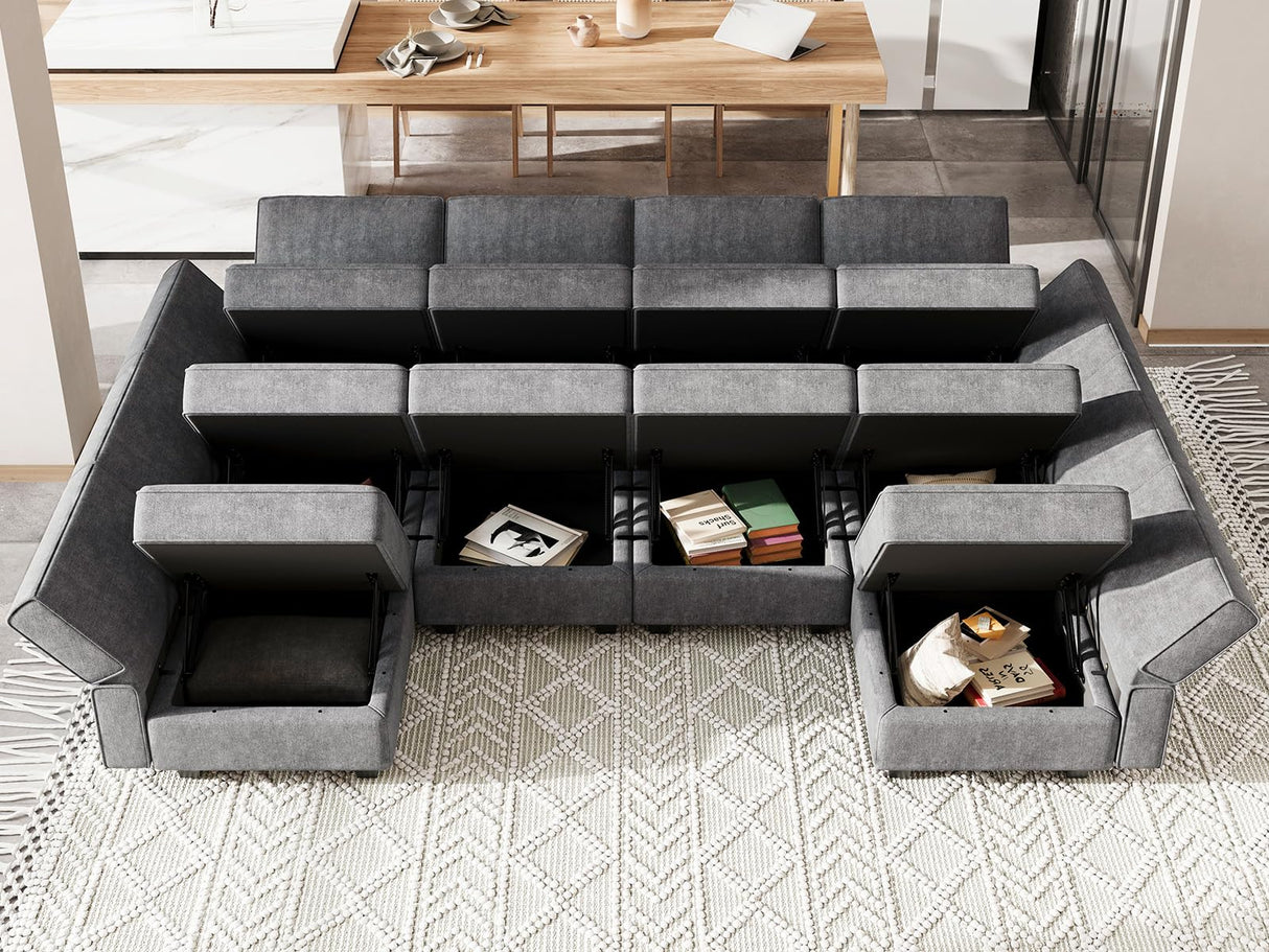 U Shaped Sofa Modular Sectional Couch Sleeper Sofa