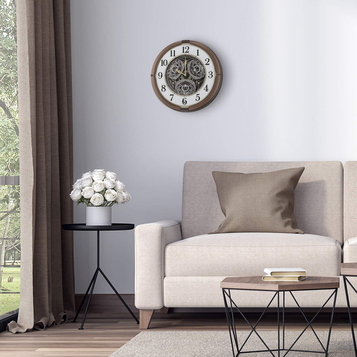 Seiko Melodies in Motion Wall Clock, Mechanical