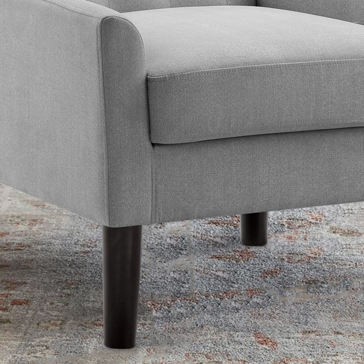 Accent Chair - Button Tufted Armchair for Living Room, Bedroom, Reading